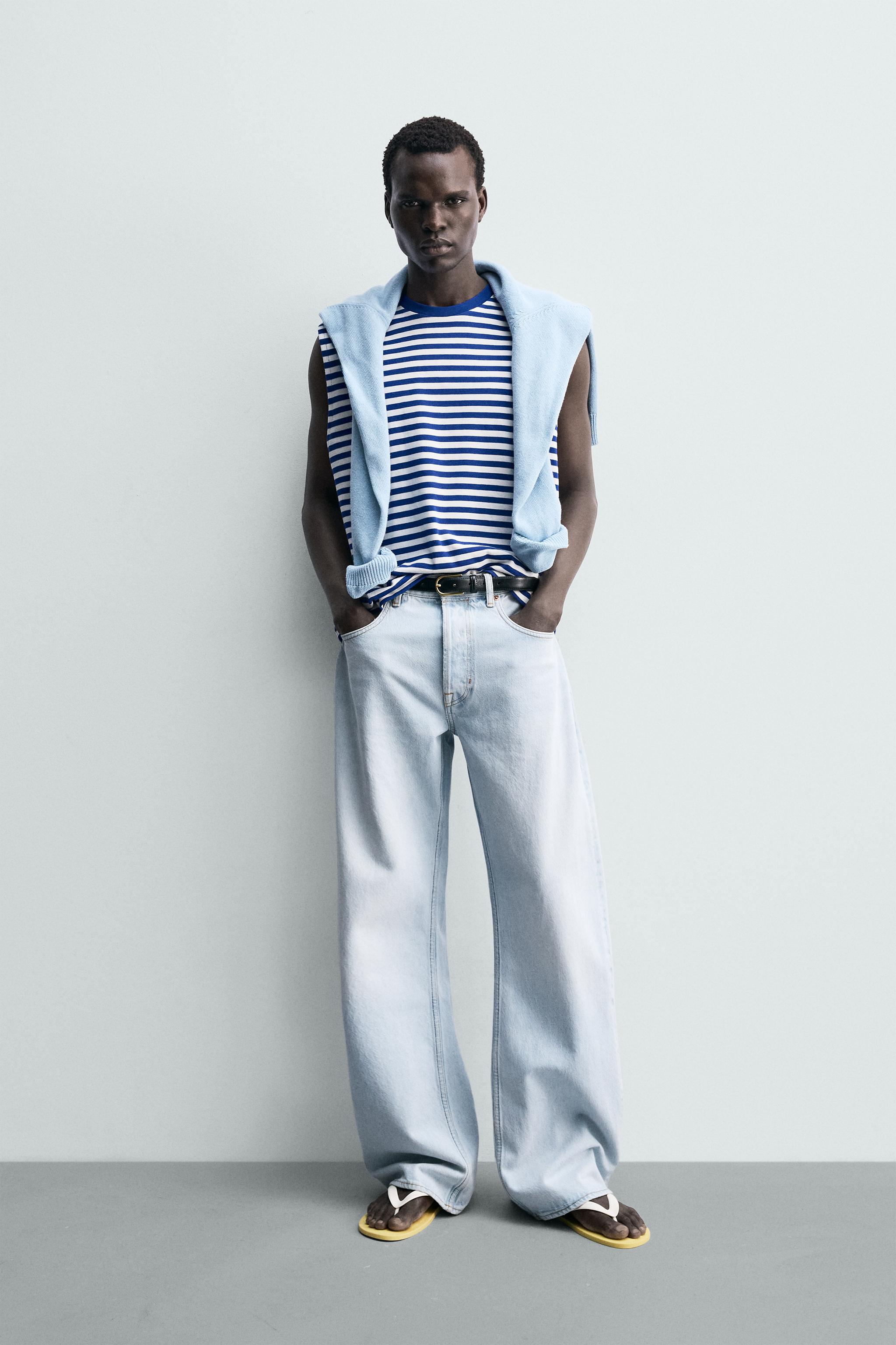 STRIPED JACQUARD TANK TOP